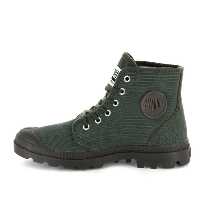 Dámské Tenisky Palladium Pampa Hi Originale High Tops Olivy Zelené | CZ CVG-08O